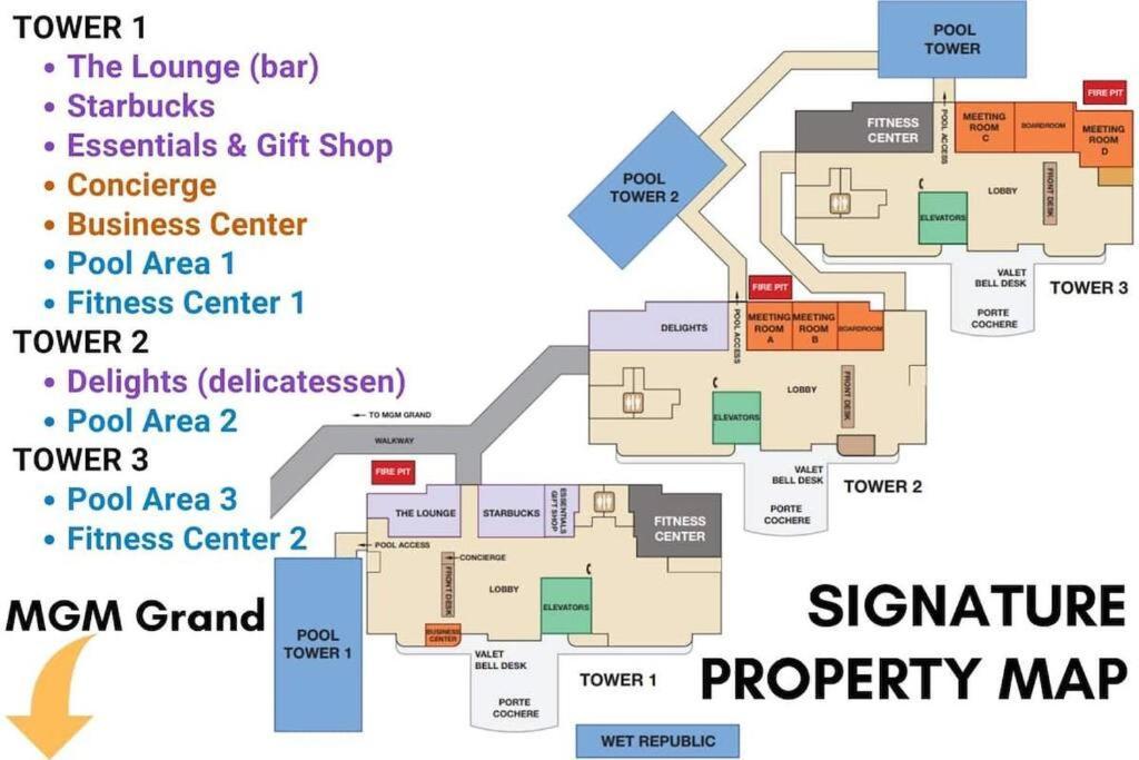 32Nd Flr Penthouse @Mgm Signature 1Bed, No Fee Las Vegas Exterior foto